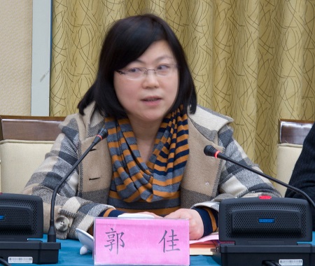 扬州市财政局郭佳副局长介绍系统建设情况